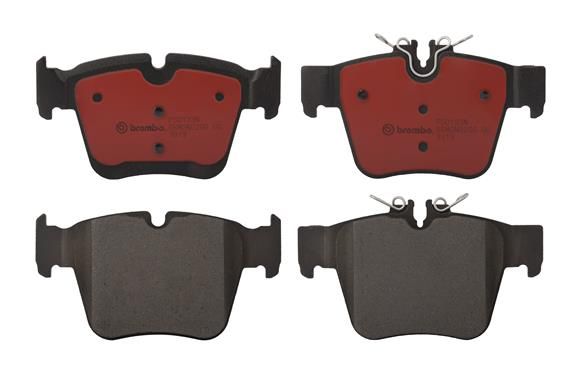Premium Ceramic Brake Pad Set Rear P50133N NAO Series - Brembo