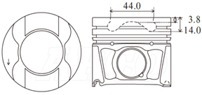 Ford Territory 276DT Piston/Ring Ass P6057 STD - Austral | Universal Auto Spares