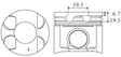Toyota 2KDFTV Piston/Ring Assembly P975 STD - Austral | Universal Auto Spares