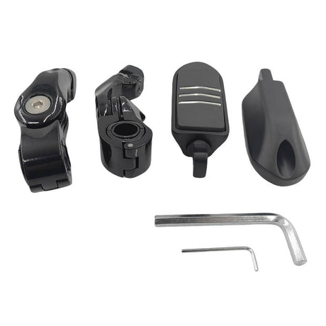 Highway Footpegs Pegs 1.25" Fit For Harley Touring Street Glide Electra Glide Road PEG-HL001-2PCS - Machter