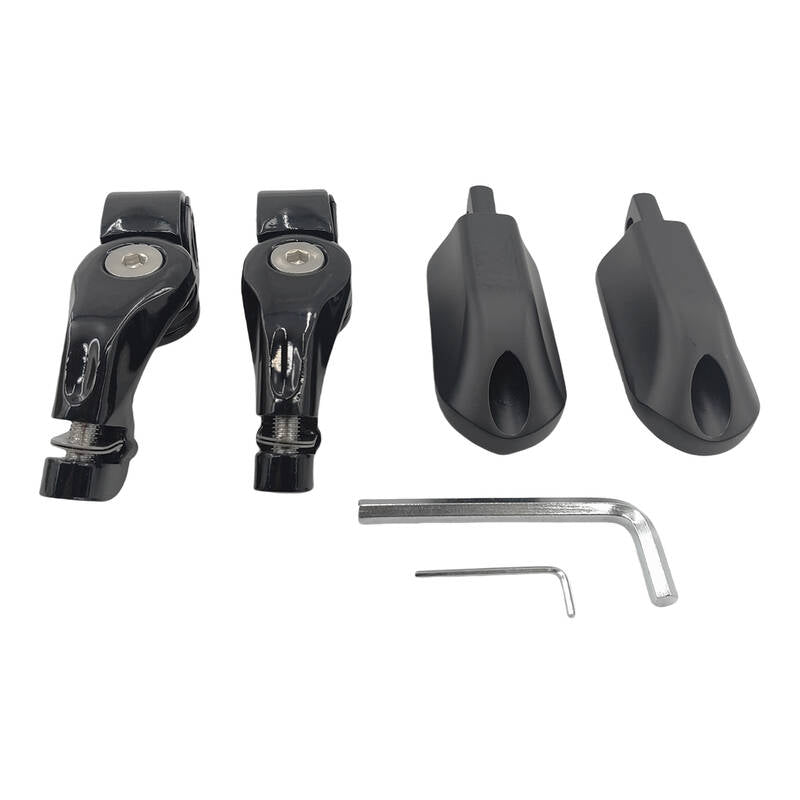 Highway Footpegs Pegs 1.25" Fit For Harley Touring Street Glide Electra Glide Road PEG-HL001-2PCS - Machter
