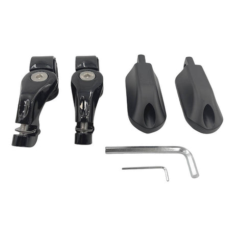 Highway Footpegs Pegs 1.25" Fit For Harley Touring Street Glide Electra Glide Road PEG-HL001-2PCS - Machter