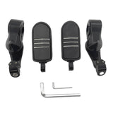 Highway Footpegs Pegs 1.25" Fit For Harley Touring Street Glide Electra Glide Road PEG-HL001-2PCS - Machter