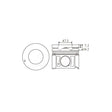 Piston & Ring Set HYUNDAI D4HB DOHC 16V DIESEL PKHD4HB-STD - NASON