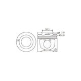 Piston & Ring Set IVECO/FIAT F1CE0481 PKIF1CE0481-STD - Nason