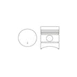 Piston & Ring Set MAZDA ZB E4100 5 RING PKMAZB-STD - NASON