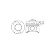 Piston & Ring Set MERCEDES BENZ OM602.980 PKMBOM602-0.50 - NASON