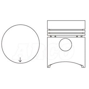 Piston & Ring Set MAZDA HA OHC DIESEL PKMHA-E3000-STD - NASON