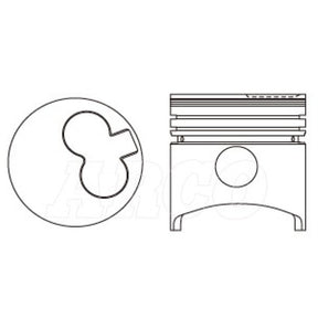 Piston & Ring Set MAZDA HA OHC DIESEL PKMHA-T3000-STD - NASON