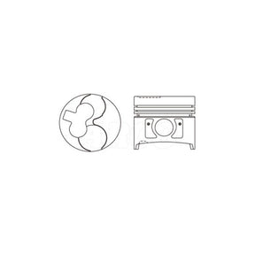 Piston & Ring Set NISSAN TD25 OHV 2V DIESEL 87- PKNTD25-STD - NASON