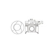 Piston & Ring Set RENAULT F9Q SOHC 8V 1.9L PKRNF9Q-0.50 - NASON