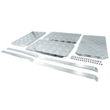 4 Pcs Aluminium Checker Plates Mudguards 4X4 Ute 470 x 285 x 2.5mm PLATE-001 - Machter
