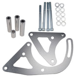 Silver Alternator Bracket Kit Billet Aluminum Fit For Holden V8 253 304 308 Right Side Driver Low Mount PMB-CV002WHITE - Machter