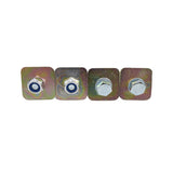 Ladder Rack Pod Mounts Pair suit 40x40mm Tube Trade Rack Ute Mounts PMOUNT-001 - Machter