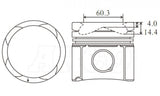 Toyota 1GDFTV Piston Set PO1007 020 - Austral | Universal Auto Spares