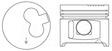 Toyota 1HZ Piston Set Alfin PO1010LA 020 - Austral | Universal Auto Spares