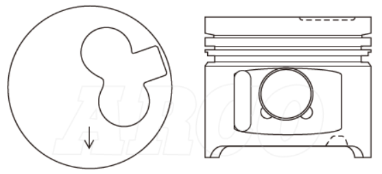 Toyota 1HZ Piston Set Alfin PO1010LA 040 - Austral | Universal Auto Spares