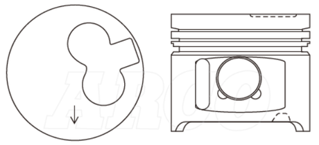 Toyota 1HZ Piston Set Alfin PO1010LA 040 - Austral | Universal Auto Spares