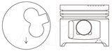 Toyota 1HZ Piston Set Alfin PO1010LA STD - Austral | Universal Auto Spares