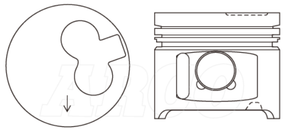 Toyota 1HZ Piston Set Alfin PO1010LA STD - Austral | Universal Auto Spares