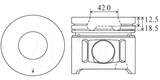 Toyota 1HDFT Piston Set Alfin PO1011A 020 - Austral | Universal Auto Spares