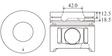 Toyota 1HDFT Piston Set Alfin PO1011A STD - Austral | Universal Auto Spares