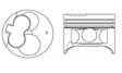 Toyota 5L Piston Set Alfin PO1034A 020 - Austral | Universal Auto Spares