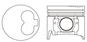 Mazda WL Piston Set PO1098 STD - Austral | Universal Auto Spares