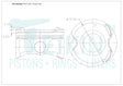 Nissan QR25DE Piston Set PO1116A 040 - Austral | Universal Auto Spares