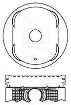 Nissan VQ40DE Piston Set PO1143 STD - Austral | Universal Auto Spares