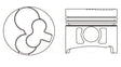 Nissan TD42TI Turbo Piston Set PO1184C STD - Austral | Universal Auto Spares
