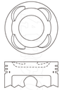 Dai Ejde Piston Set PO1198 STD - Austral | Universal Auto Spares