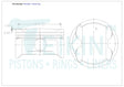 Hyundai G4KD Piston Set PO1202 040 - Austral | Universal Auto Spares