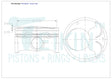 Hyundai G4NC Piston Set PO1203A 040 - Austral | Universal Auto Spares