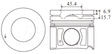 Hyundai D4HA Piston Set PO1226 STD - Austral | Universal Auto Spares