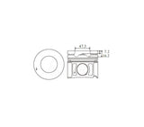 Hyundai D4HB Piston Set PO1227 020 - Austral | Universal Auto Spares