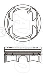 Hyundai G4NB Piston Set PO12307 020 - Austral | Universal Auto Spares