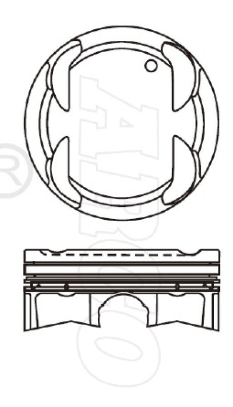 Hyundai G4NB Piston Set PO12307 STD - Austral | Universal Auto Spares