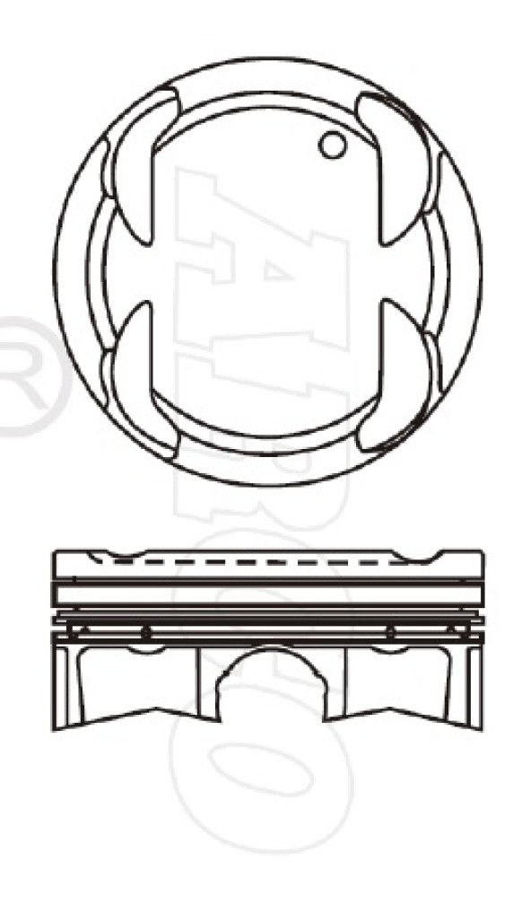 Hyundai G4NB Piston Set PO12307 STD - Austral | Universal Auto Spares