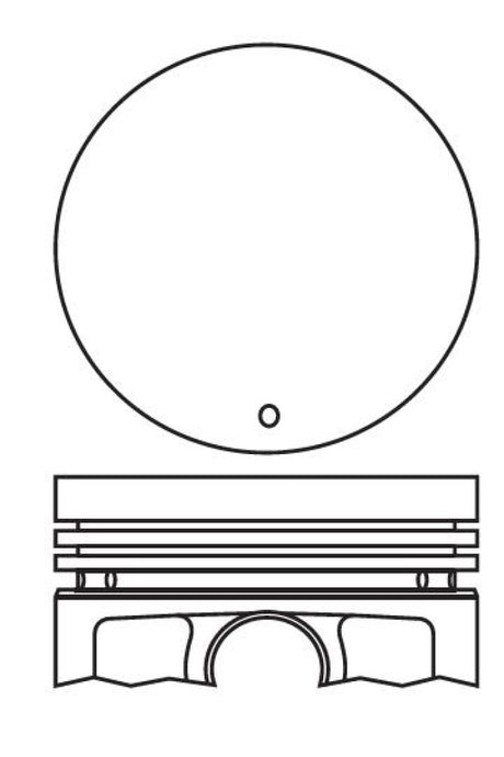 Mitsubishi 4G64 F/T Piston Set 22mm Pin PO1264C 040 - Austral | Universal Auto Spares