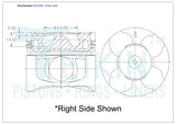 Mitsubishi 4D56T DOHC 16V Piston Set Alfin PO1289 STD - Austral | Universal Auto Spares