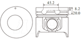 Isuzu 4JH1T Piston Set PO1307 STD - Austral | Universal Auto Spares