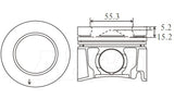 Isuzu 4JJ1 Tcx Piston Set PO1309B STD - Austral | Universal Auto Spares