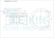 Suzuki J24B Piston Set PO134 STD - Austral | Universal Auto Spares