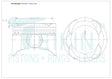Suzuki G16B SOHC 16V Piston Set PO135A STD - Austral | Universal Auto Spares