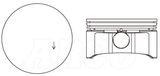 Holden X18XE1 Z18XE Piston Set PO1613 STD - Austral | Universal Auto Spares
