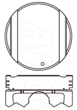 Kia K5 Carnival V6 Piston Set PO1740 STD - Austral | Universal Auto Spares