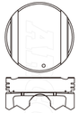 Kia K5 Carnival V6 Piston Set PO1740 STD - Austral | Universal Auto Spares