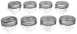 Chev 350 Piston Set Dish Top PO501 040 - Austral | Universal Auto Spares