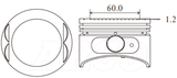 Ford Nsj Transit Piston Set PO6020 020 - Austral | Universal Auto Spares